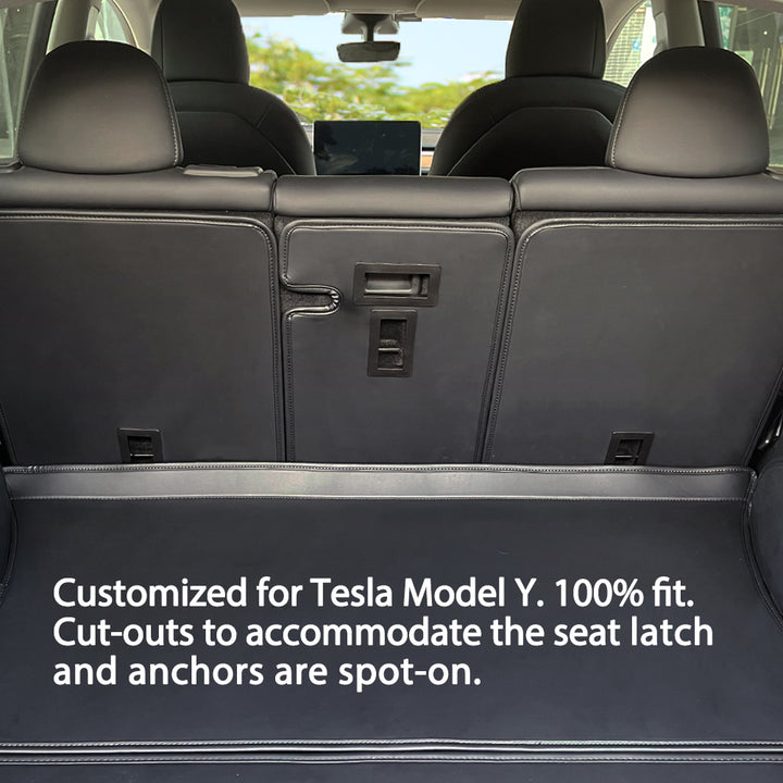 Tesla Model 3 & Model Y Leather Seat Back Protector 2020-2023,Set of 2 –  MYDIYTESLA