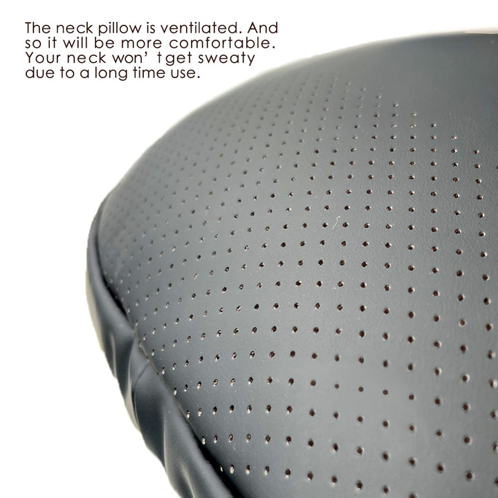 Best Seller! TESBEAUTY Headrest Pillow Nappa Leather 2 Packs for Model Y/3 Black Designed for Under 5'7" - TESBEAUTY